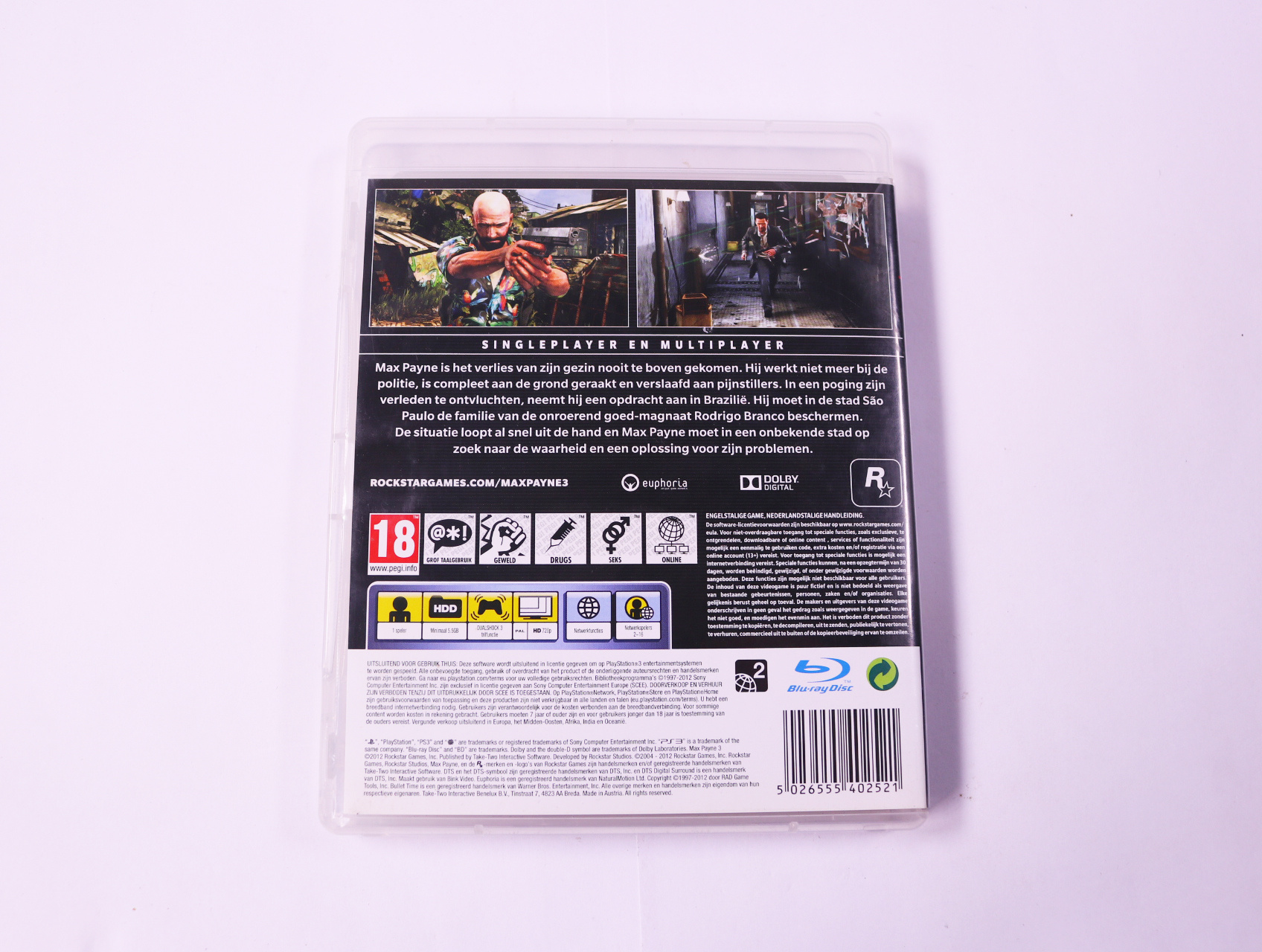 Playstation 3 - Max Payne 3 - productfoto 2