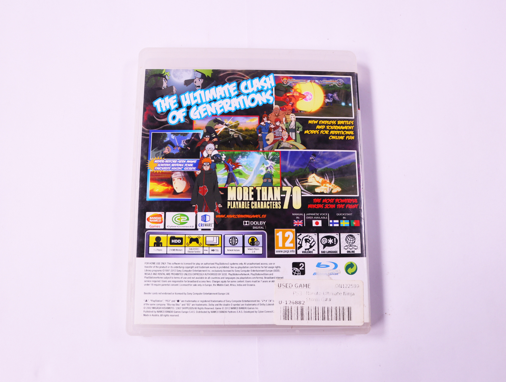 PlayStation 3 - Naruto Shippuden: Ultimate Ninja Storm Generations [No Manual] - productfoto 2