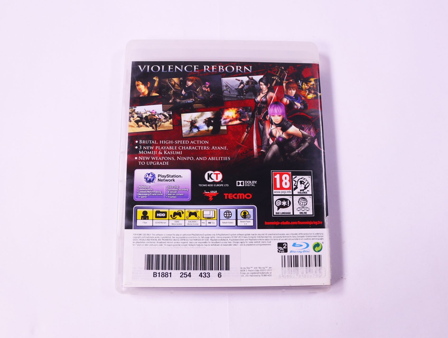 Playstation 3 - Ninja Gaiden 3: Razor's Edge - productfoto 2