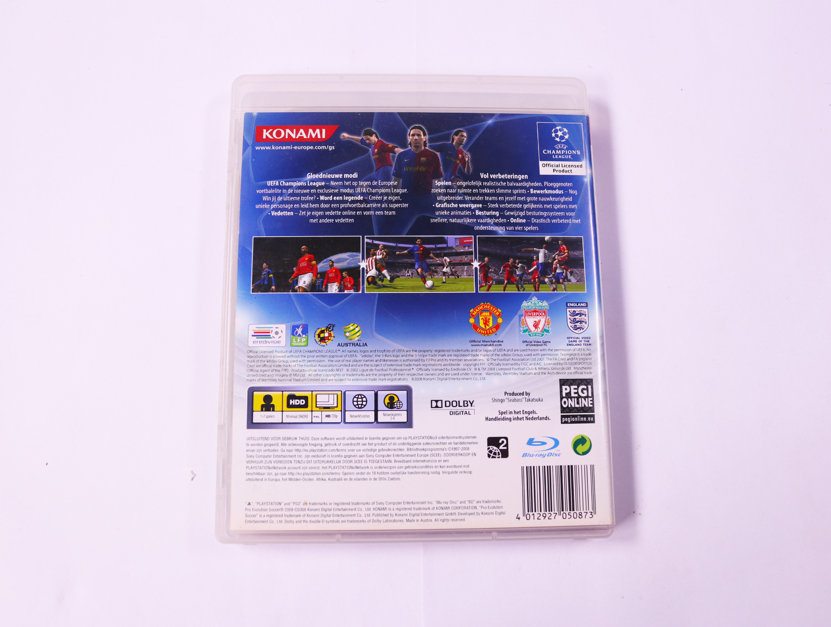 PlayStation 3 - Pro Evolution Soccer 2009 - productfoto 2