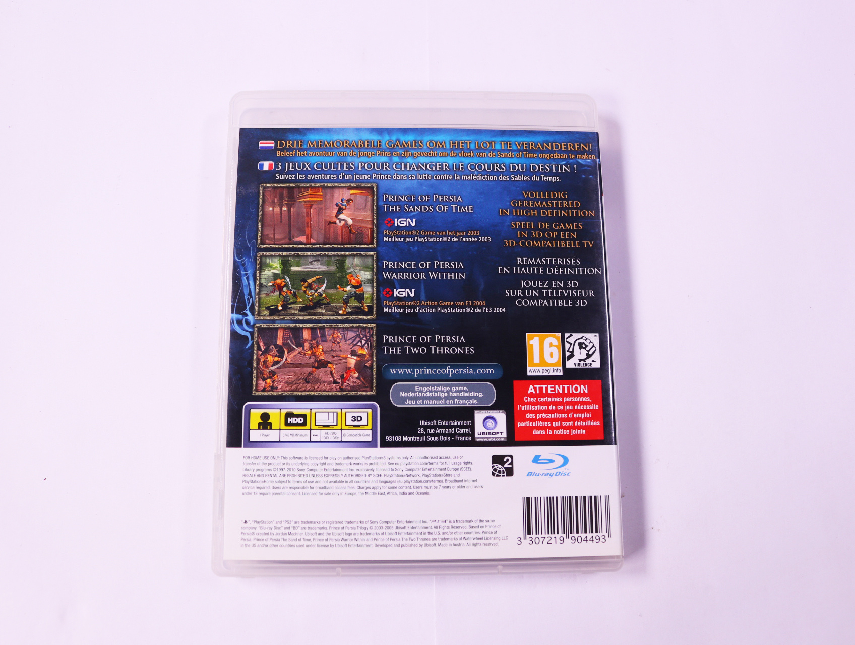 PlayStation 3 - Prince of Persia Trilogy - productfoto 2