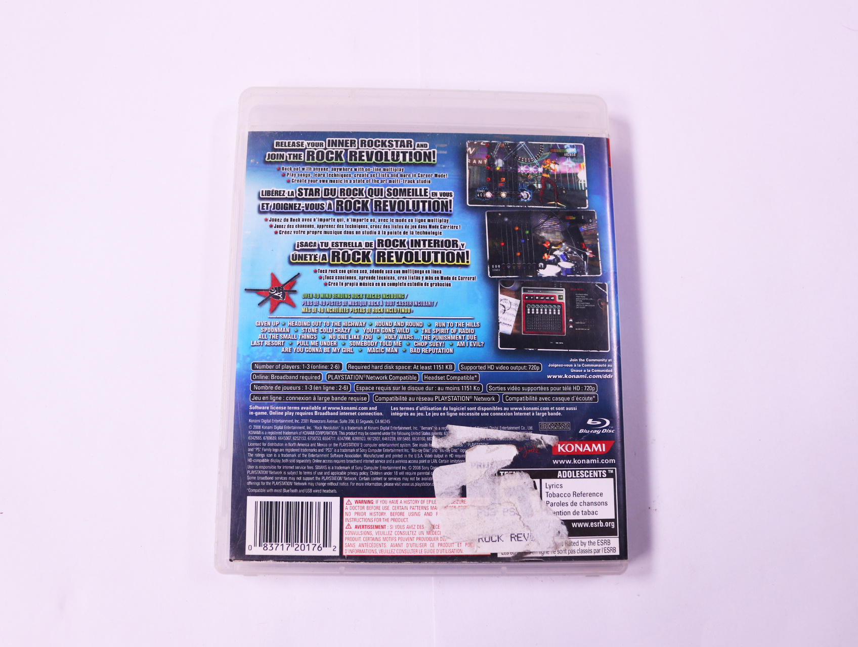 PlayStation 3 - Rock Revolution - productfoto 2