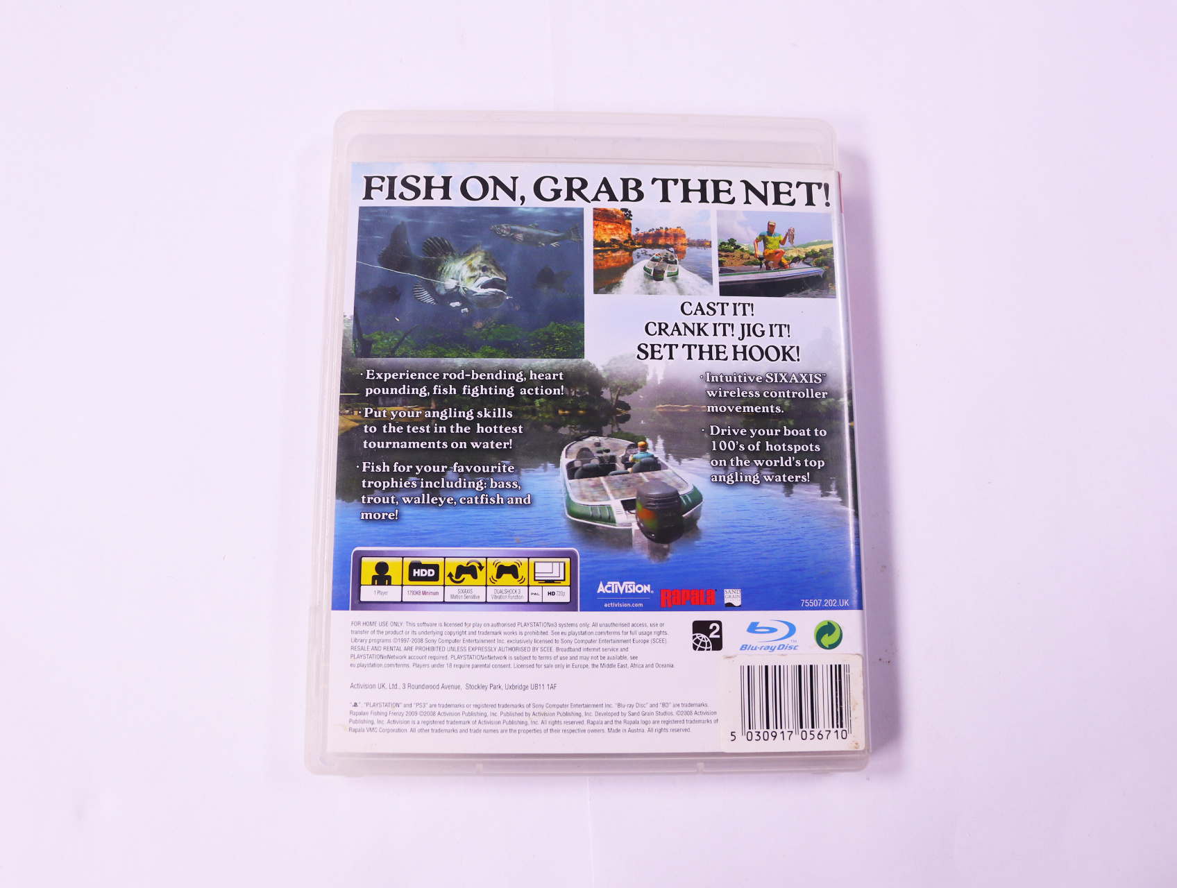 PlayStation 3 - Rapala Fishing Frenzy 2009 - productfoto 2