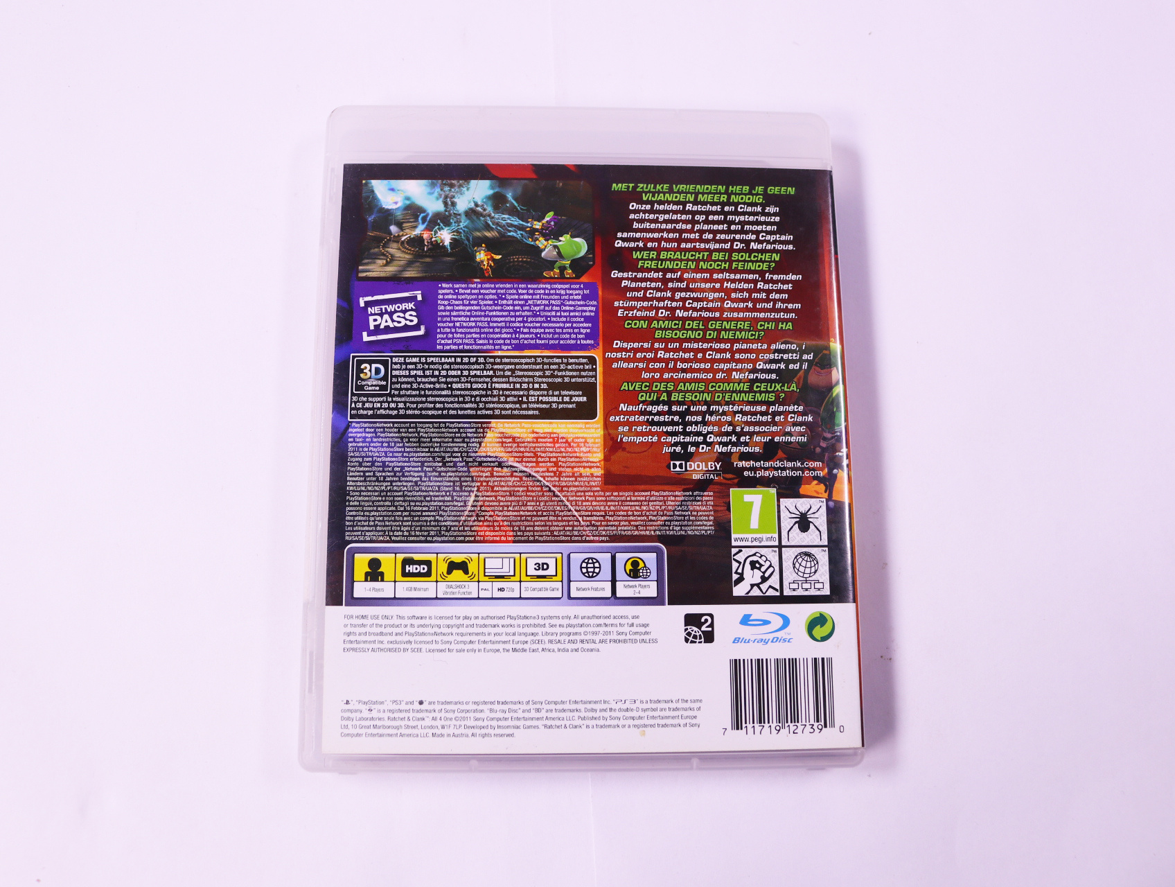 Playstation 3 - Ratchet & Clank: All 4 One - productfoto 2