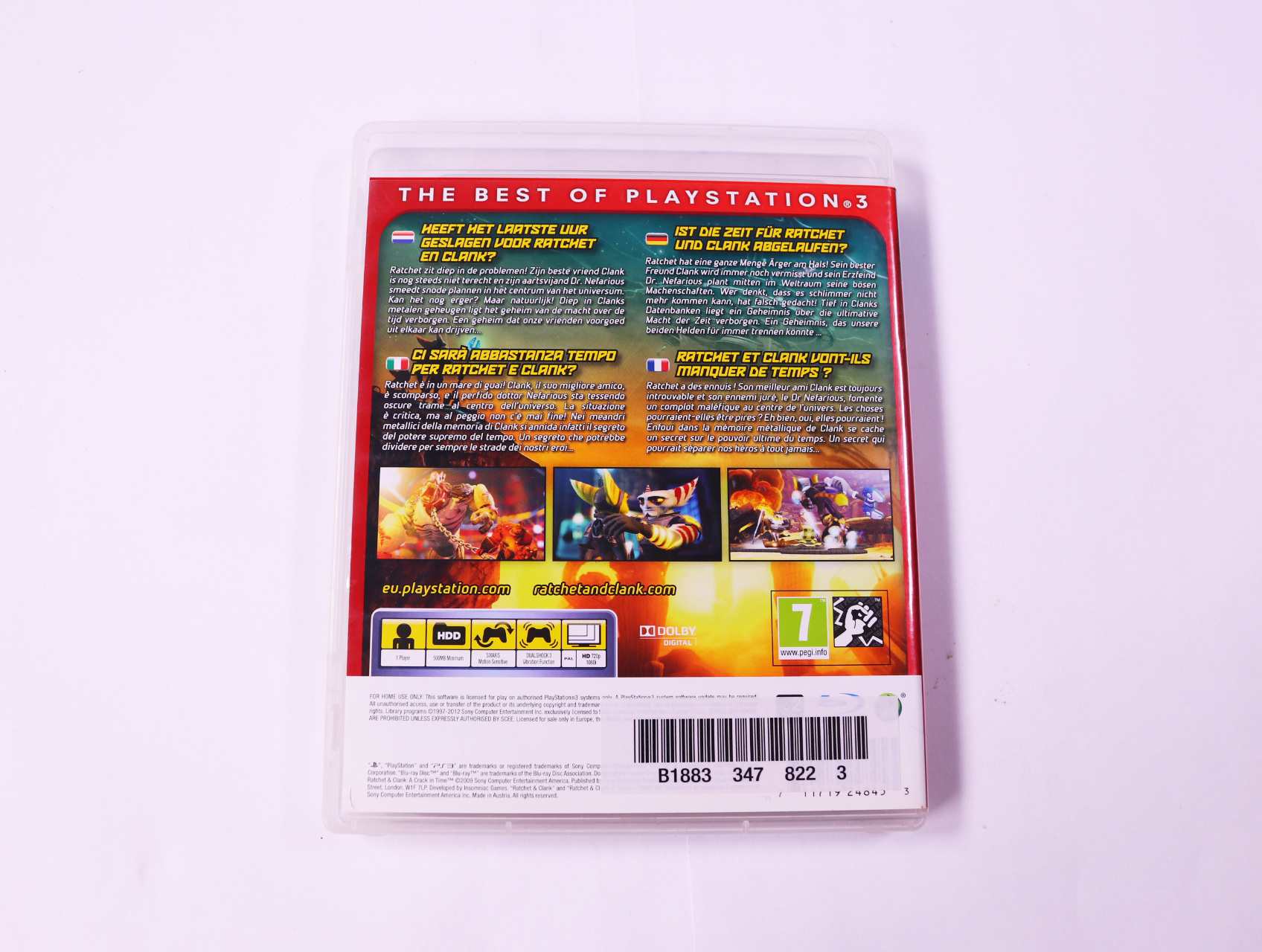 Playstation 3 - Ratchet & Clank: A Crack in Time [Essentials] - productfoto 2