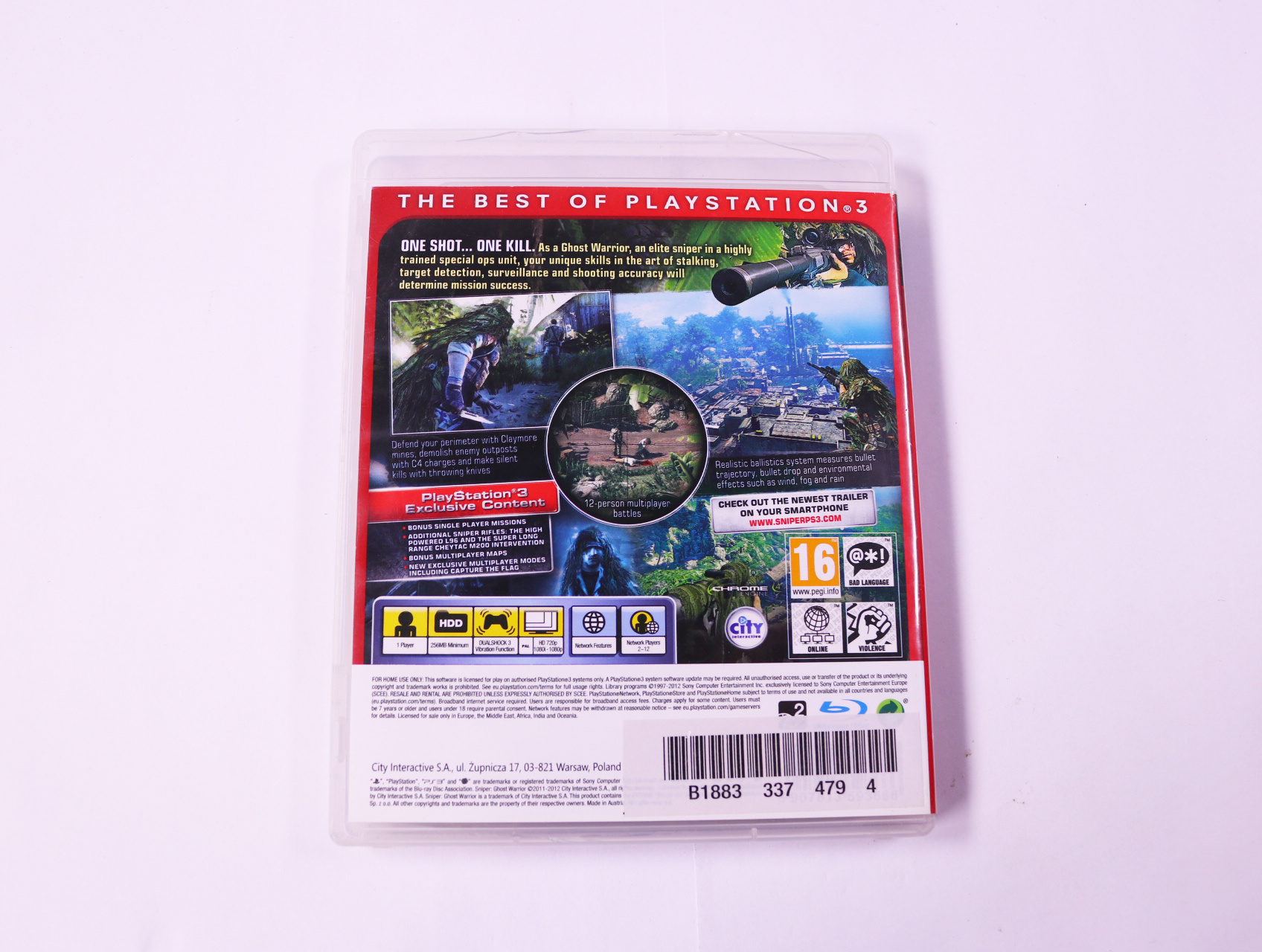PlayStation 3 - Sniper: Ghost Warrior [Essentials] - productfoto 2