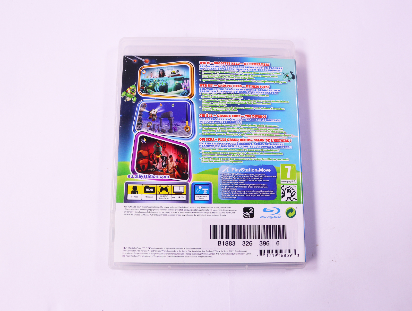 Playstation 3 - Start The Party! Save The World - productfoto 2