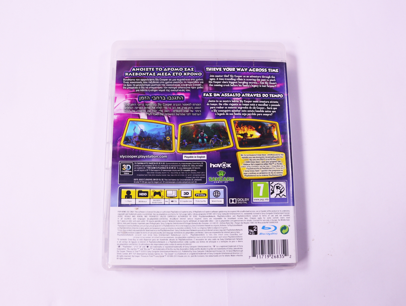 PlayStation 3 - Sly Cooper: Thieves in Time - Sanzaru Games - productfoto 2