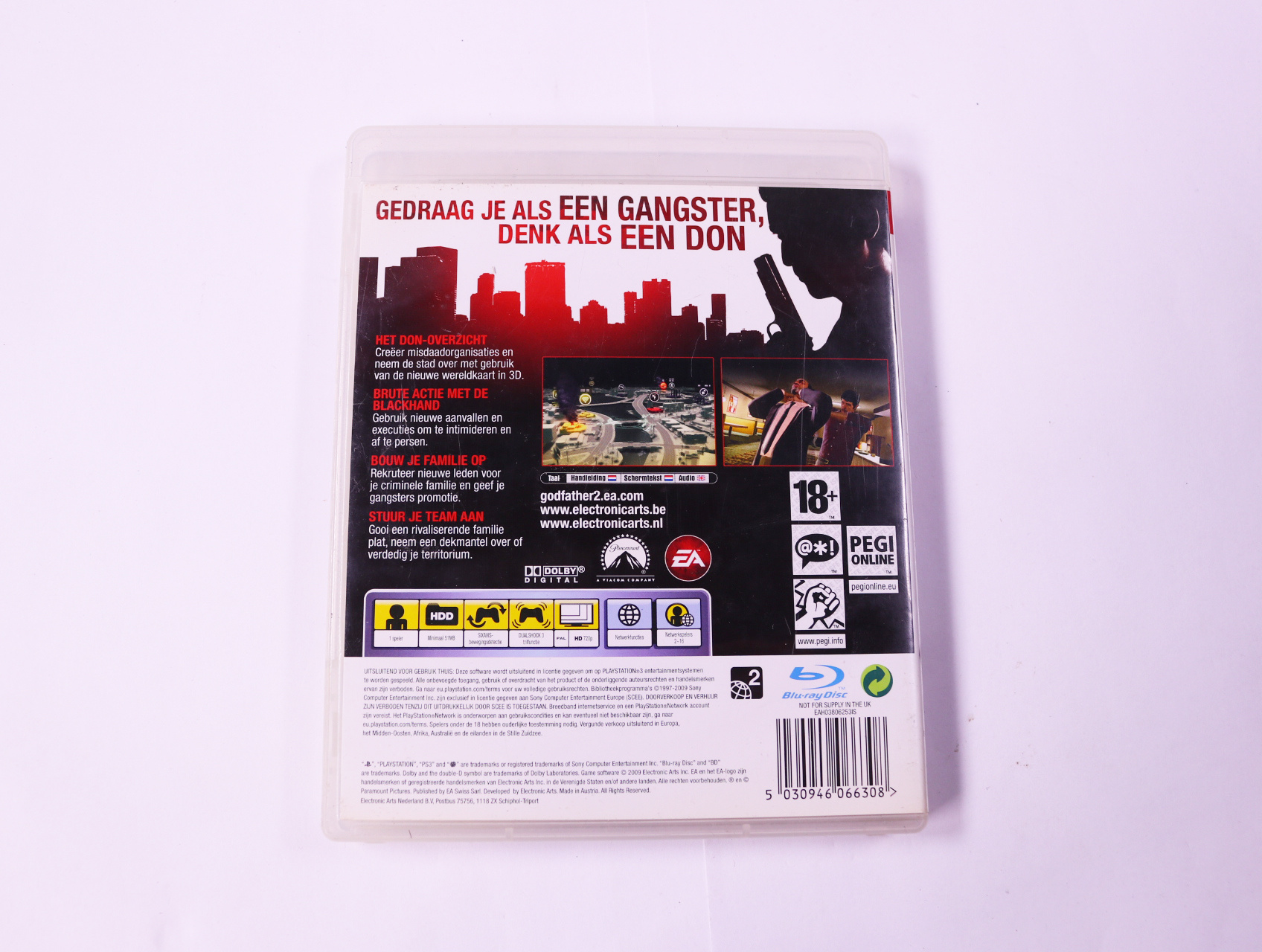 PlayStation 3 - The Godfather II - productfoto 2