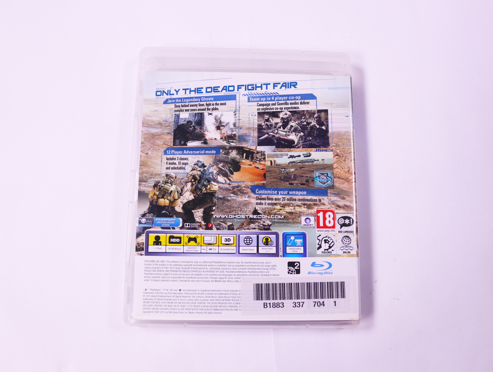 PlayStation 3 - Tom Clancy's Ghost Recon: Future Soldier - productfoto 2