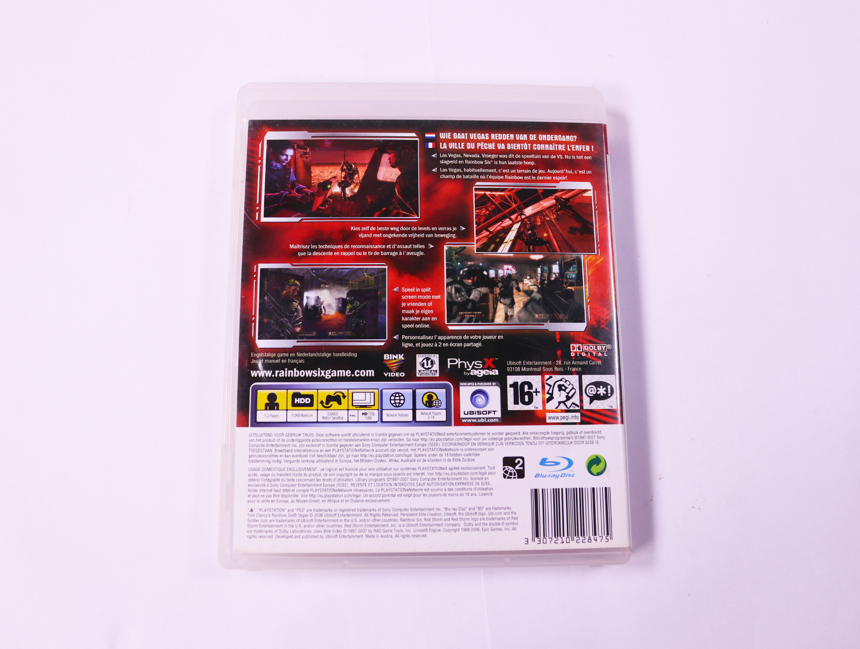 Playstation 3 - Tom Clancy's Rainbow Six: Vegas - productfoto 2