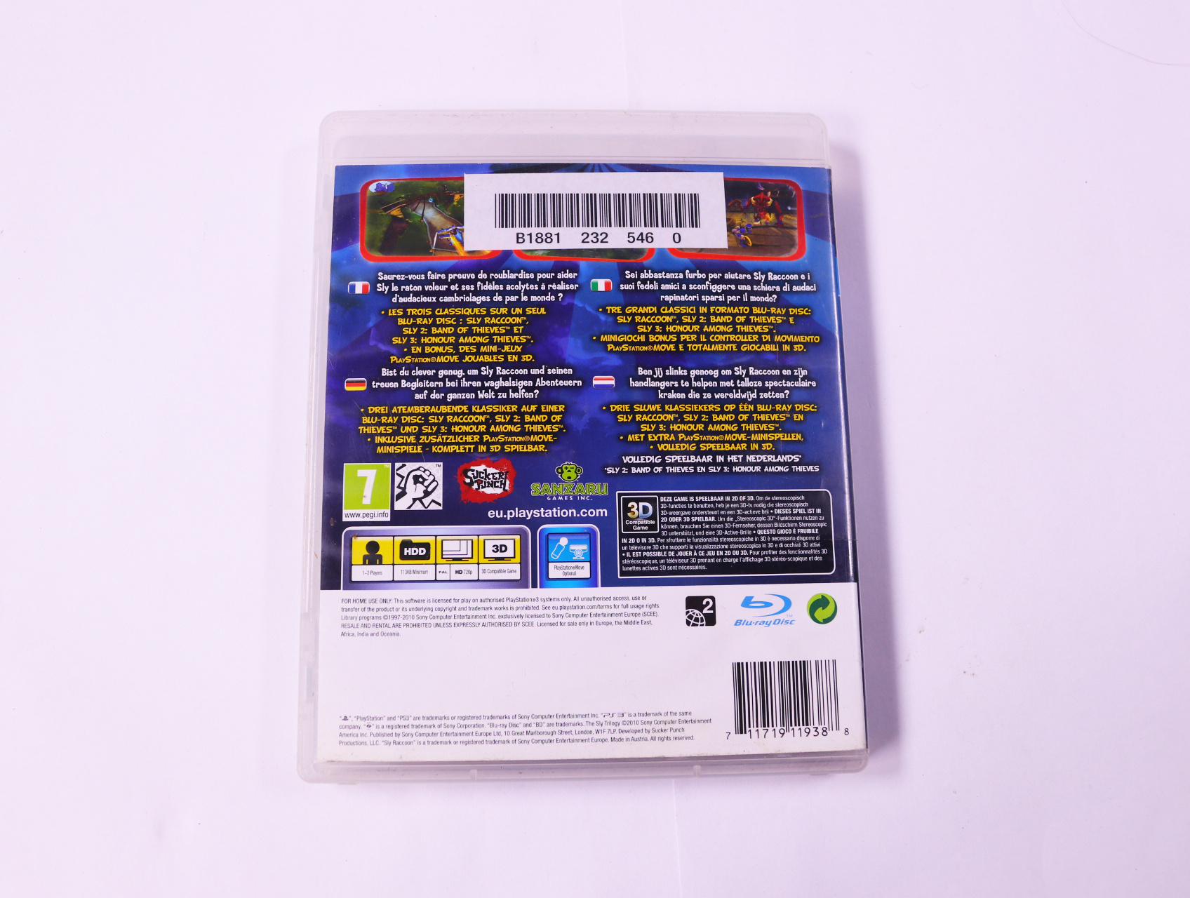 PlayStation 3 - The Sly Trilogy - productfoto 2