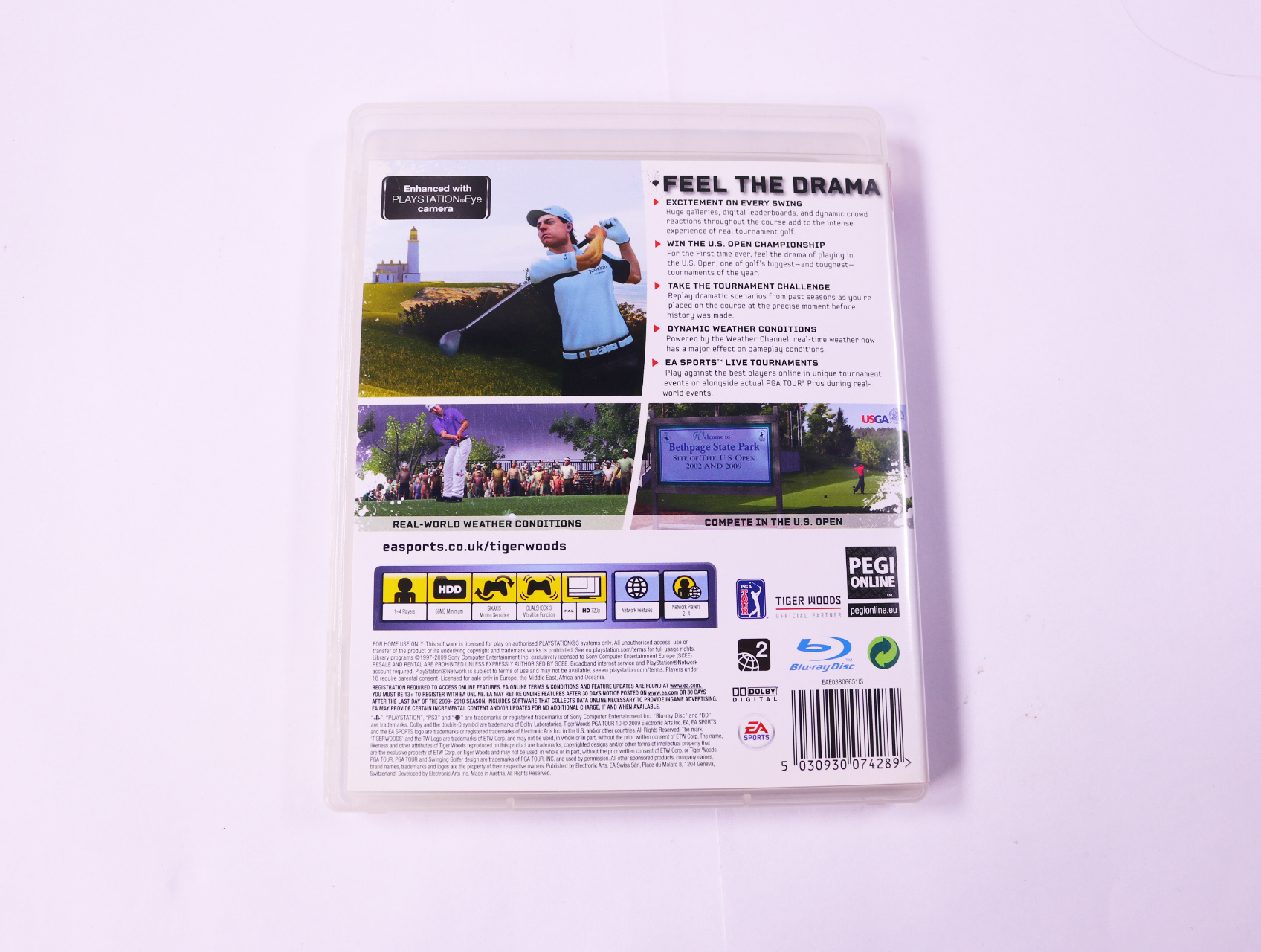 PlayStation 3 - Tiger Woods PGA Tour 10 - productfoto 2