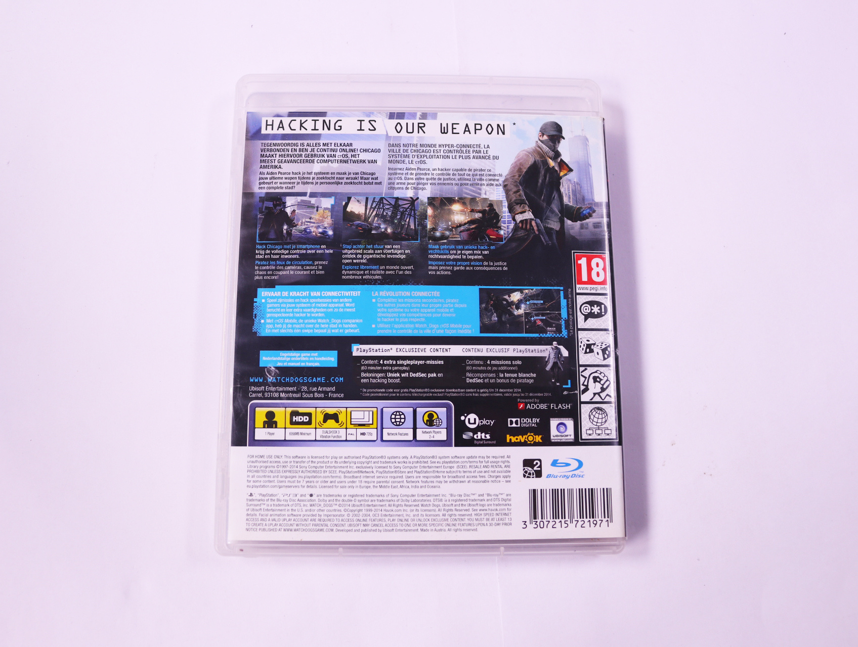 Playstation 3 - Watch Dogs - productfoto 2