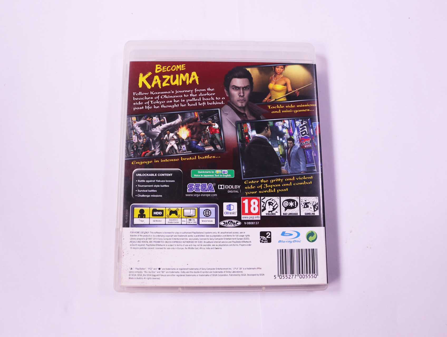 PlayStation 3 - Yakuza 3 - productfoto 2