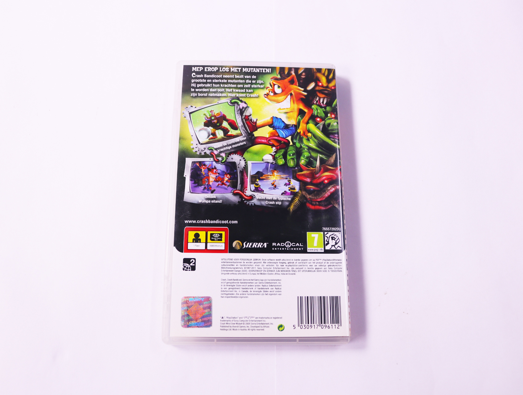 PSP - Crash Mind over Mutant [Essentials] - productfoto 3
