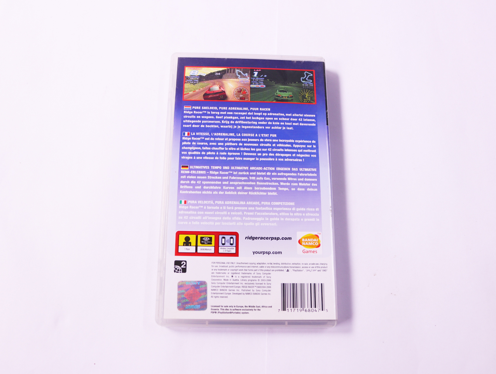 PSP - Ridge Racer 2 - productfoto 3