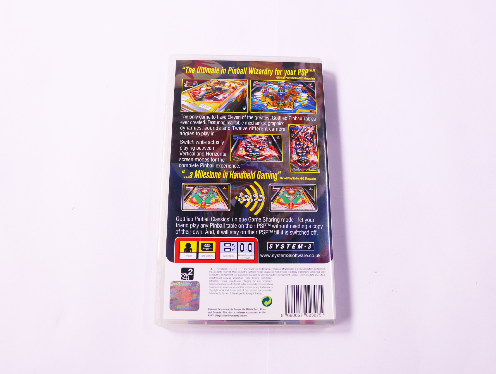 PSP - Gottlieb Pinball Classics - productfoto 3