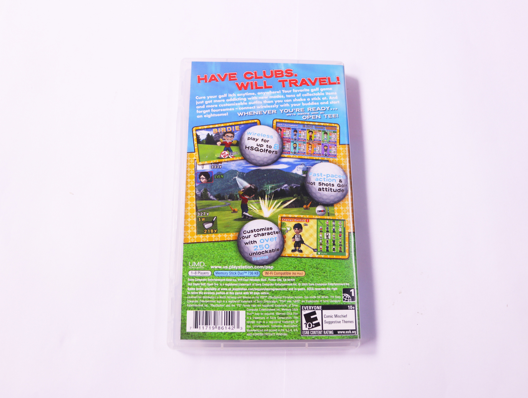 PSP - Hot Shots Golf - productfoto 3