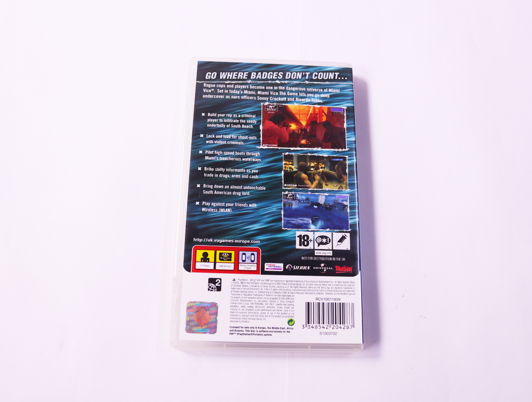 PSP - Miami Vice - productfoto 3