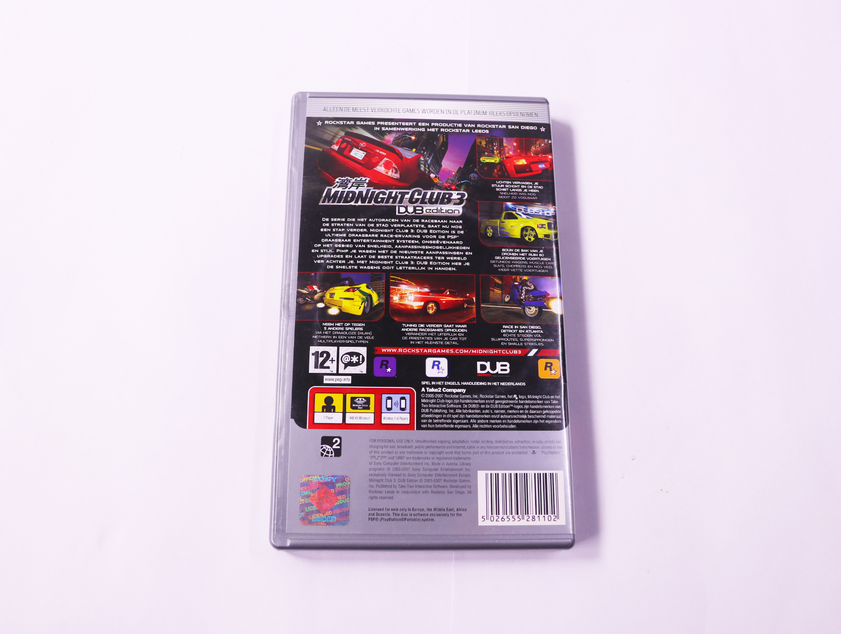 PSP - Midnight Club 3 DUB Edition [Platinum] - productfoto 3