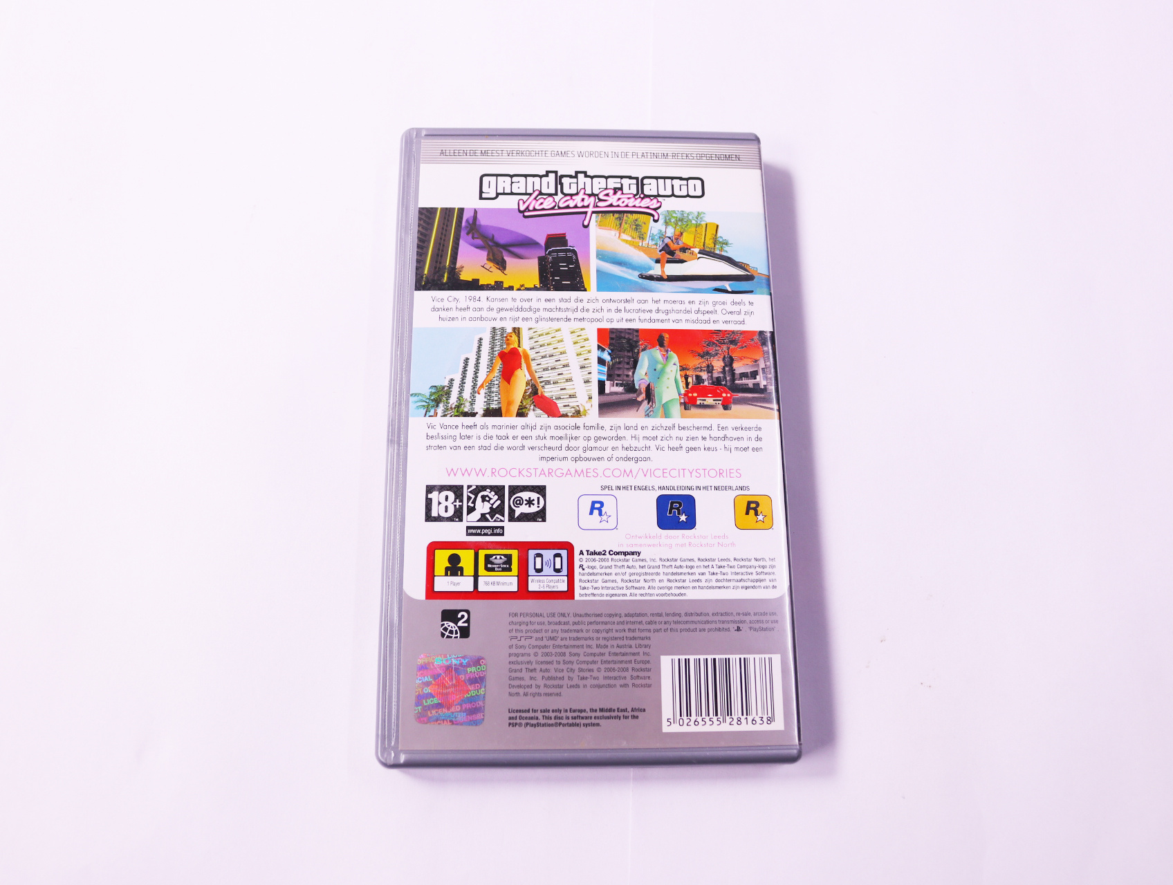 PSP - Grand Theft Auto Vice City Stories [Platinum] - productfoto 3