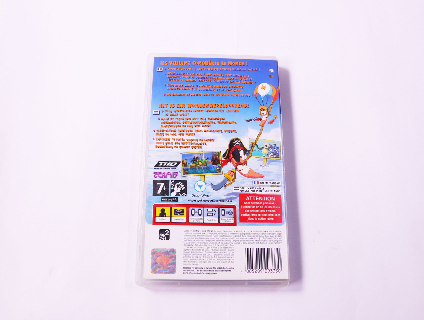 PSP - Worms Open Warfare 2 - productfoto 3
