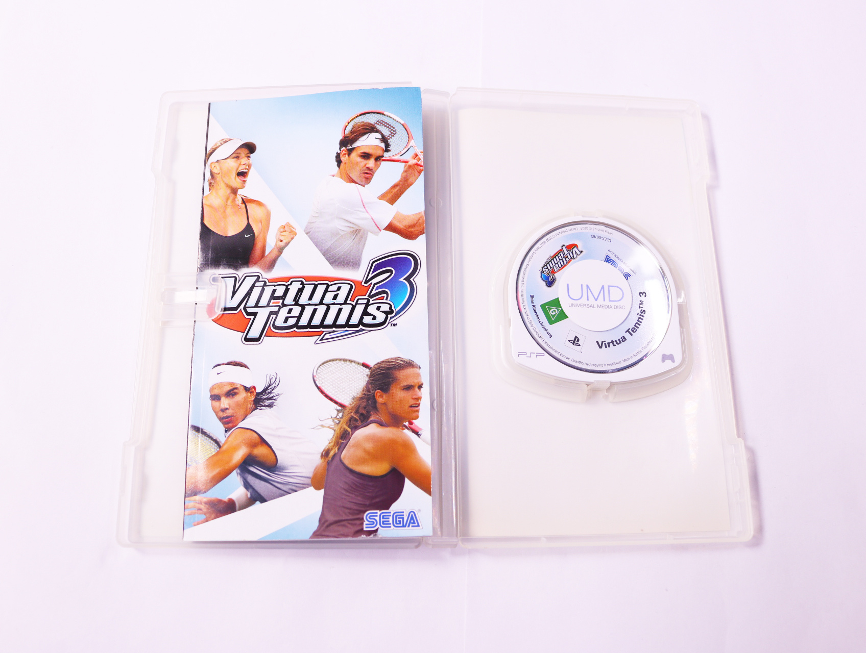 PSP - Virtua Tennis 3 - productfoto 2