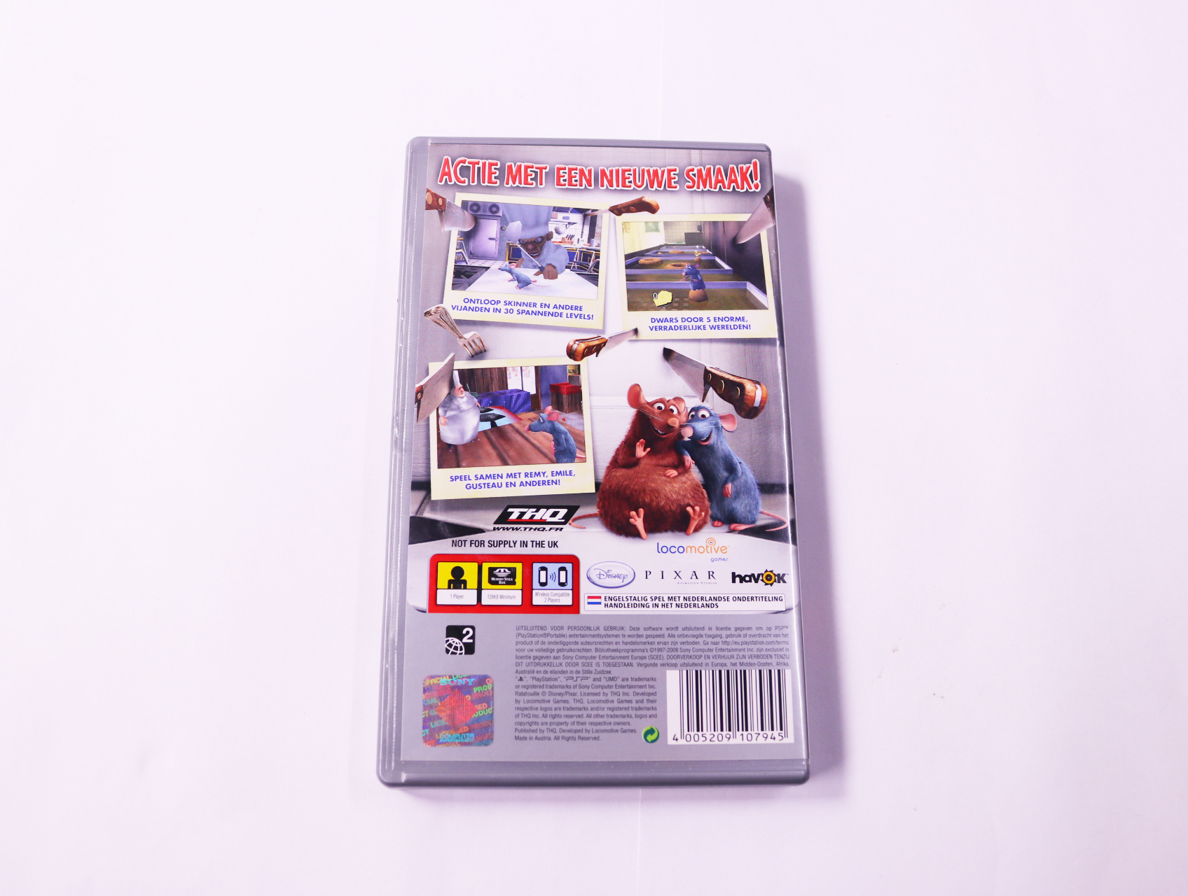 PSP - Ratatouille [Platinum] - productfoto 3