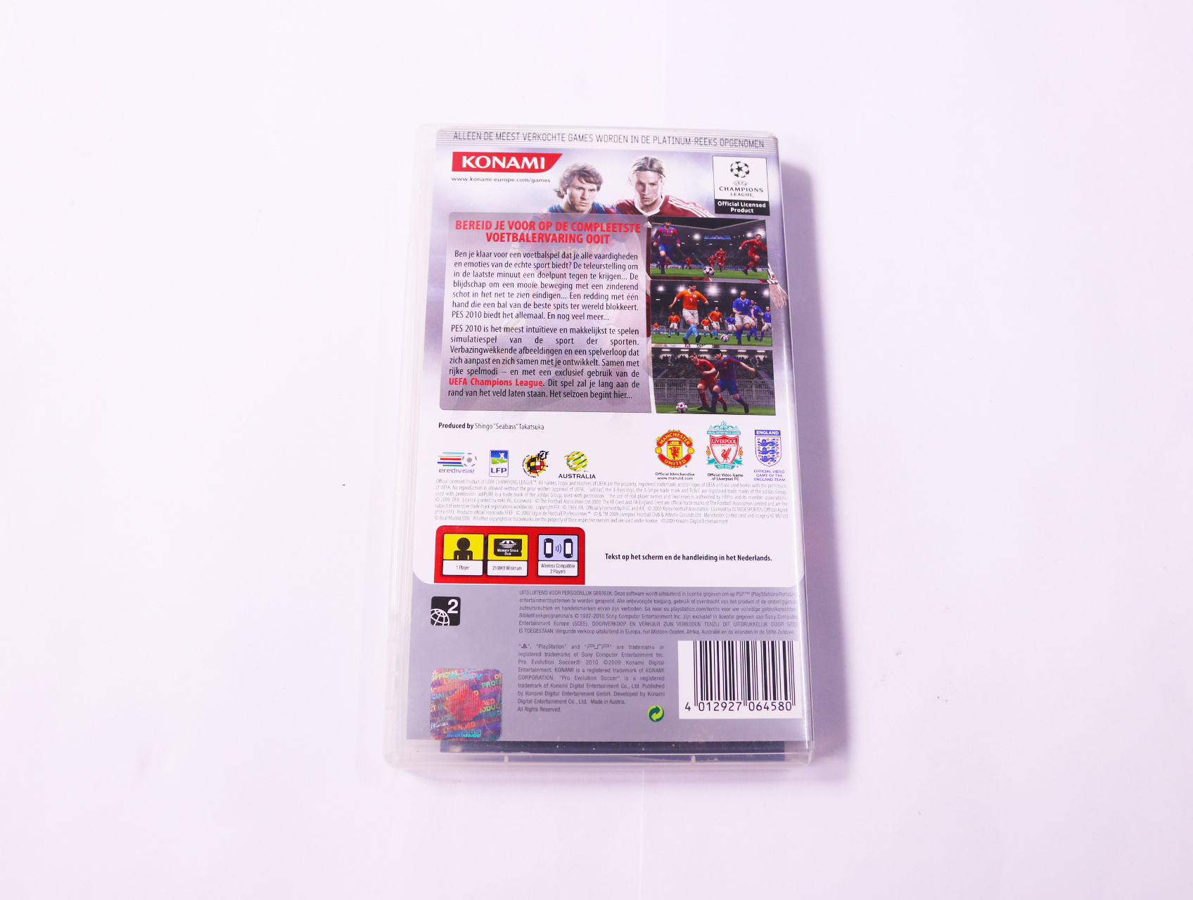 PSP - Pro Evolution Soccer 2010 [Platinum] - productfoto 3