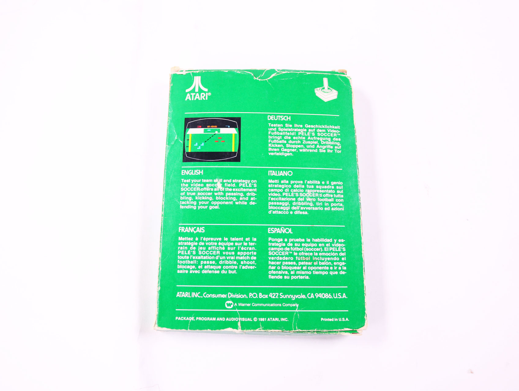 Atari 2600 - Pele's Soccer - Boxed CIB - productfoto 3