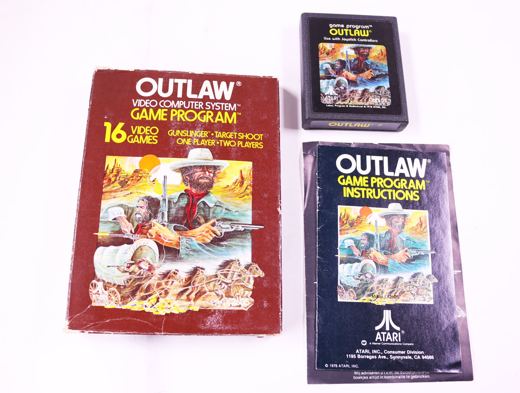 Atari 2600 - Outlaw - Boxed CIB
