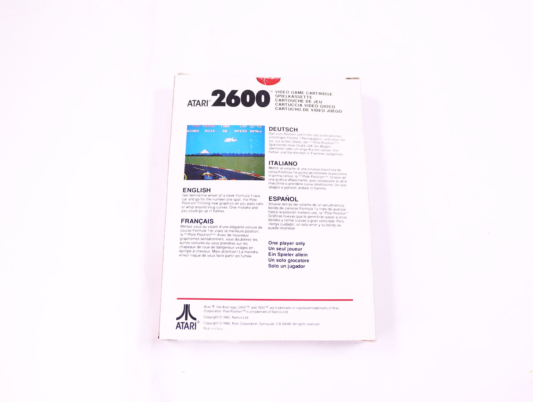Atari 2600 - Pole Position - Boxed CIB - productfoto 3