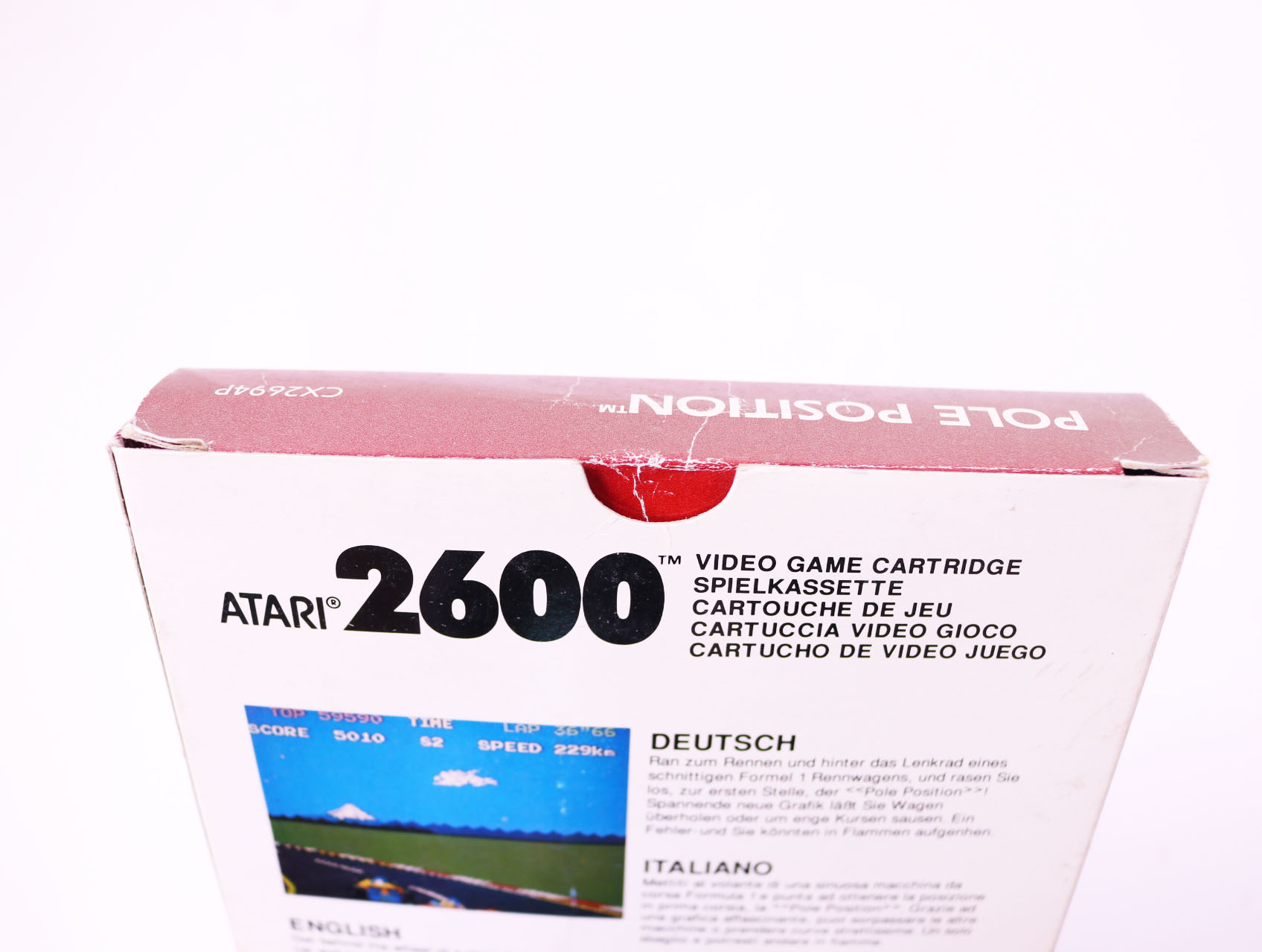 Atari 2600 - Pole Position - Boxed CIB - productfoto 5