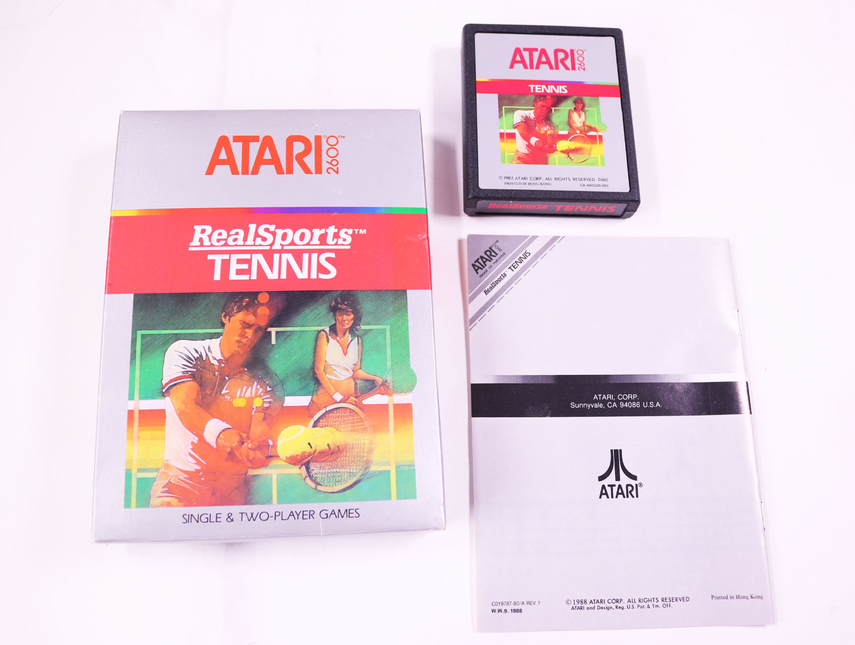 Atari 2600 - RealSports Tennis - Boxed CIB