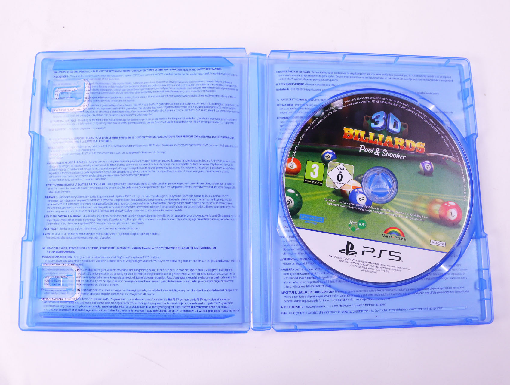 Playstation 5 - 3D Billiards Pool & Snooker [Gebruikt] - Gebruikt - productfoto 3