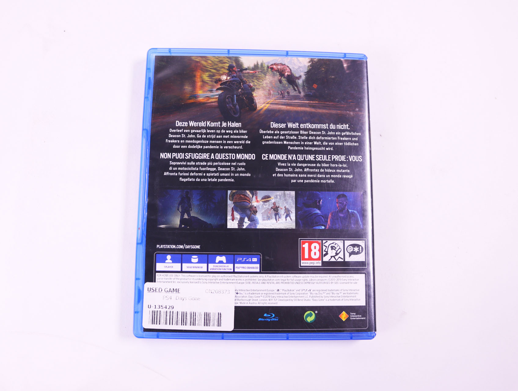 Playstation 4 - Days Gone [Gebruikt] - Bend Studio - Gebruikt - productfoto 2