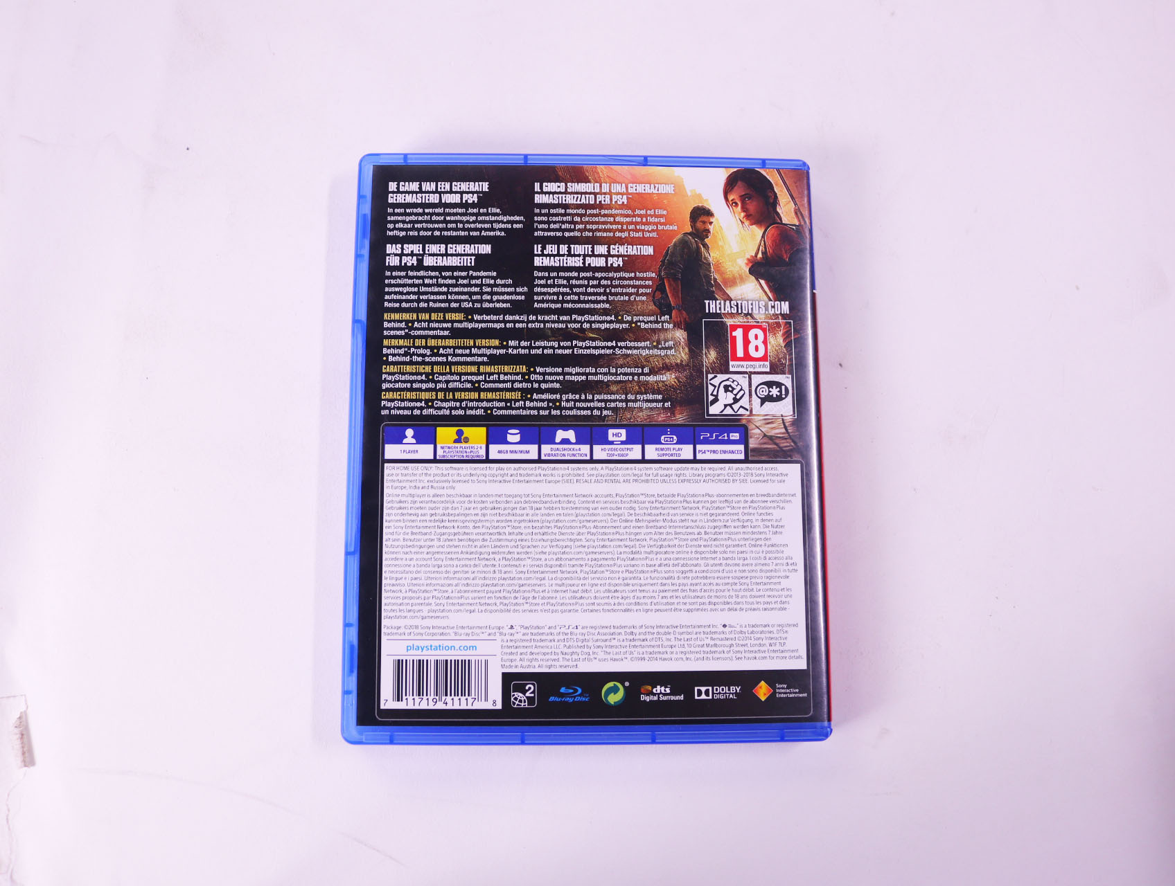 PlayStation 4 - The Last of Us Remastered [Gebruikt] - Gebruikt - productfoto 2