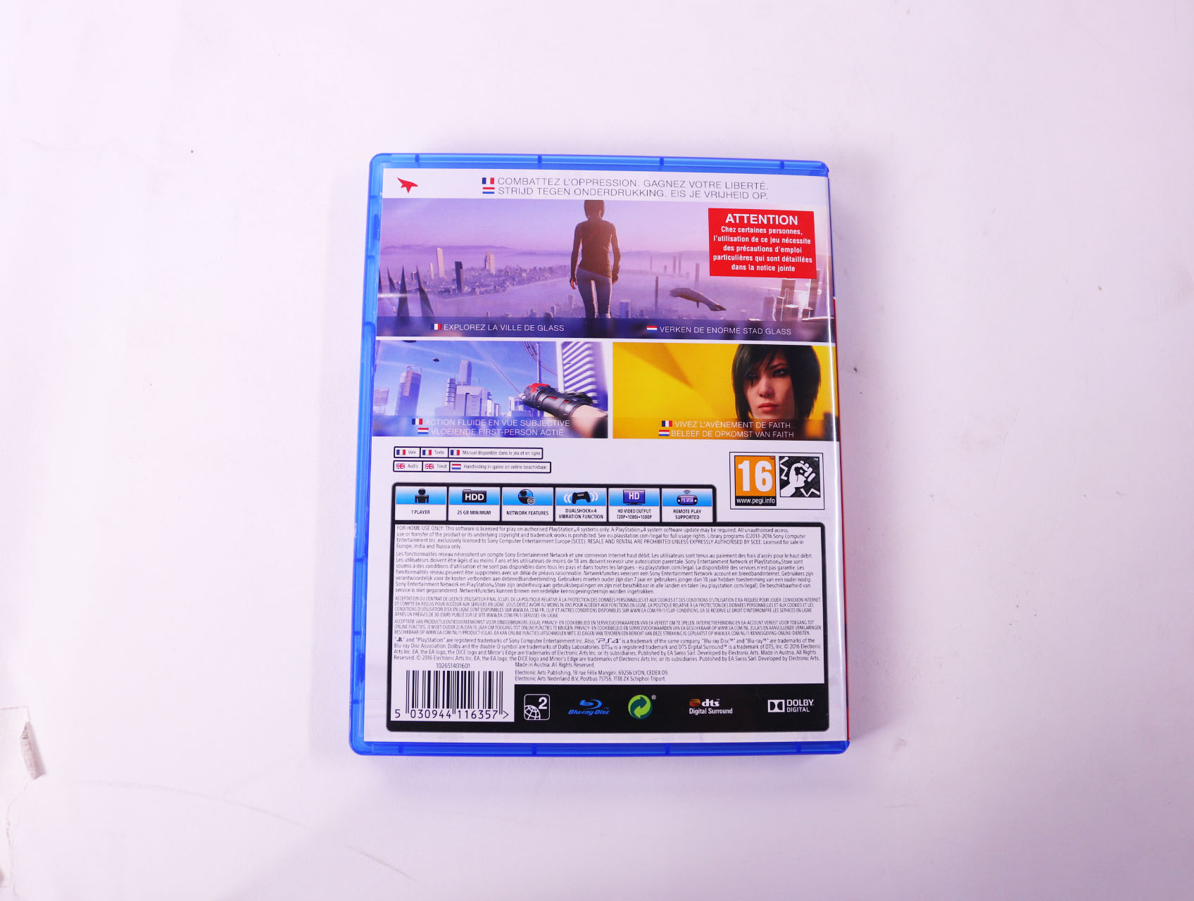 PlayStation 4 - Mirror's Edge Catalyst [Gebruikt] - Gebruikt - productfoto 2