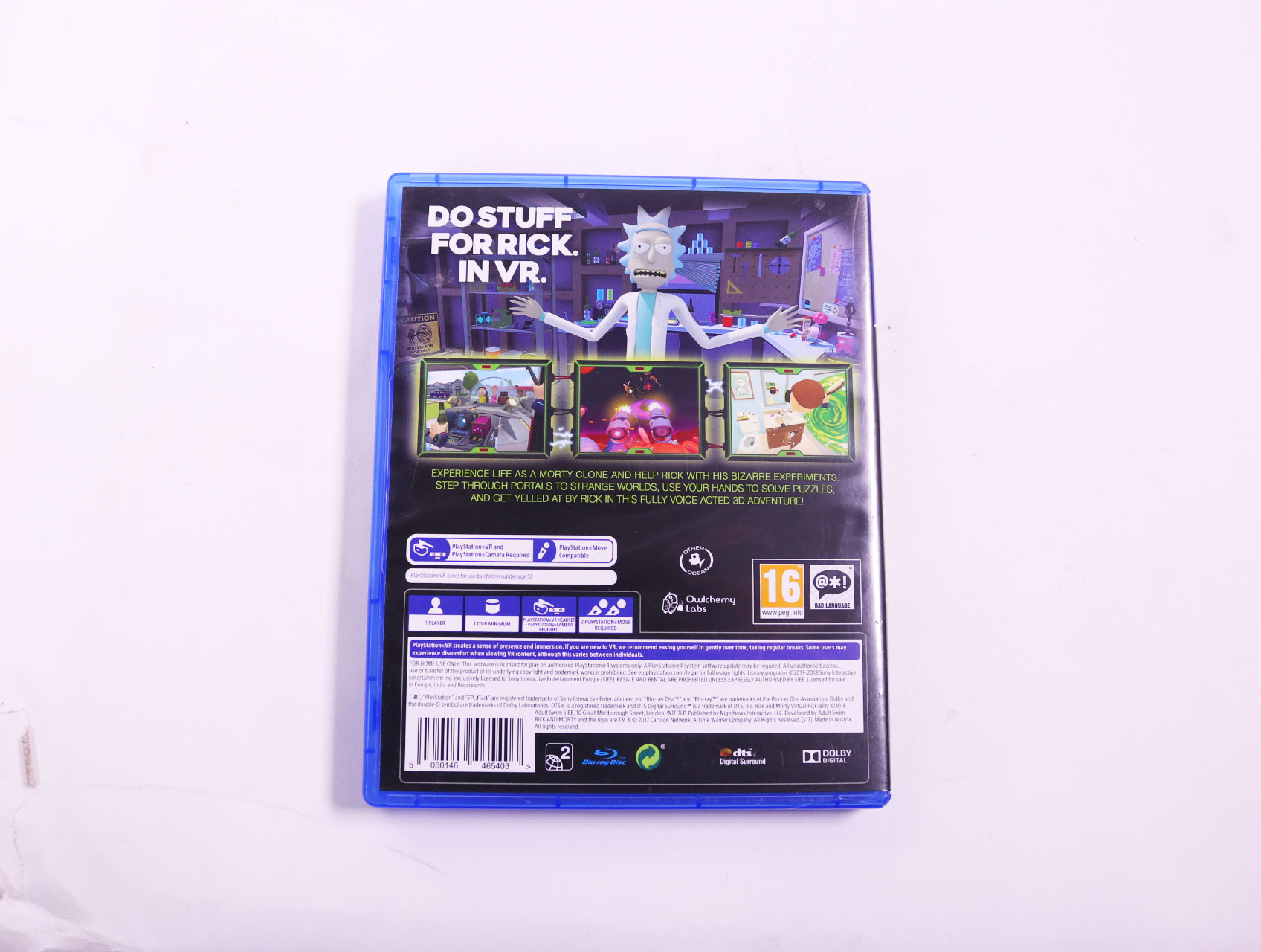PlayStation 4 - Rick and Morty Virtual Rick-Ality [Gebruikt] - Owlchemy Labs - Gebruikt - productfoto 2
