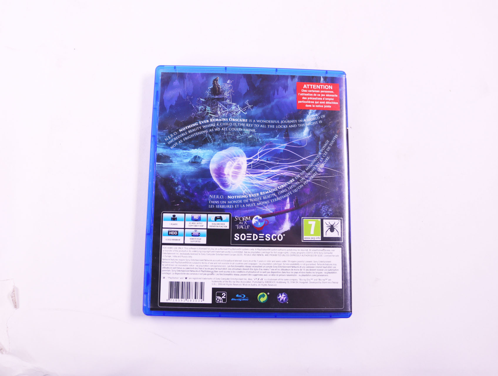 PlayStation 4 - N.E.R.O. Nothing Ever Remains Obscure [Gebruikt] - Storm in a Teacup - Gebruikt - productfoto 2