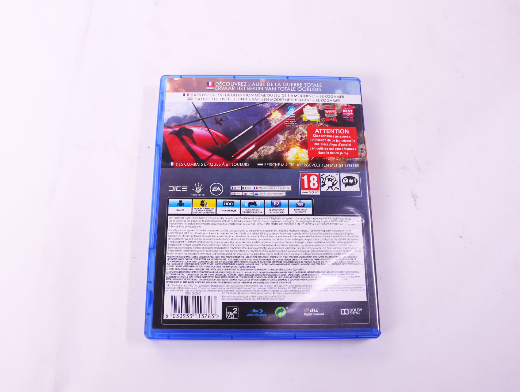 Playstation 4 - Battlefield 1 [Gebruikt] - Gebruikt - productfoto 2