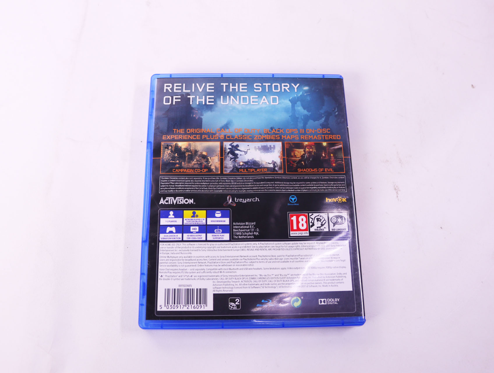 Playstation 4 - Call of Duty: Black Ops III - Zombies Chronicles Edition [Gebruikt] - Gebruikt - productfoto 2
