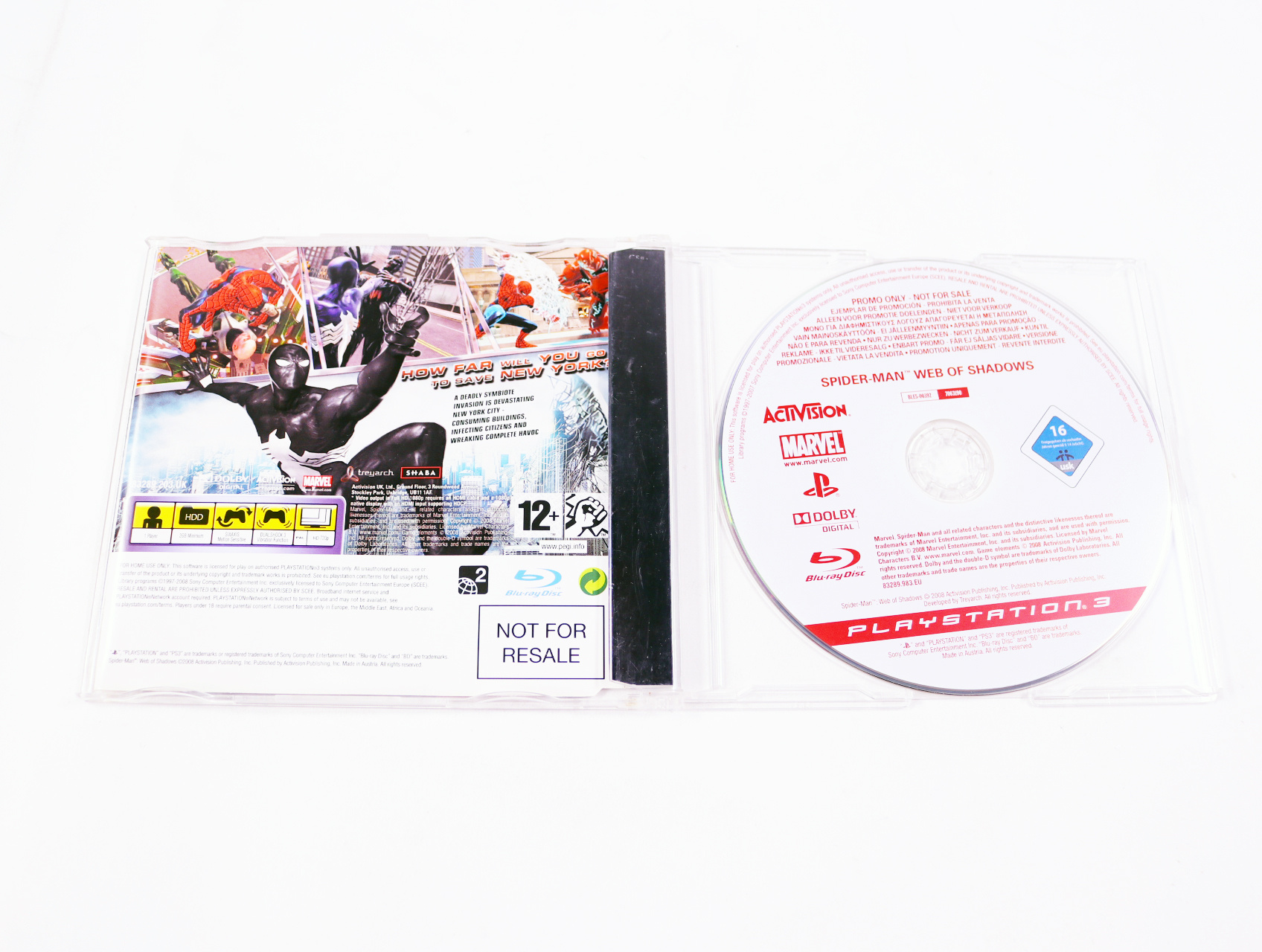 PlayStation 3 - Spider-Man: Web of Shadows [Promotion] - productfoto 2