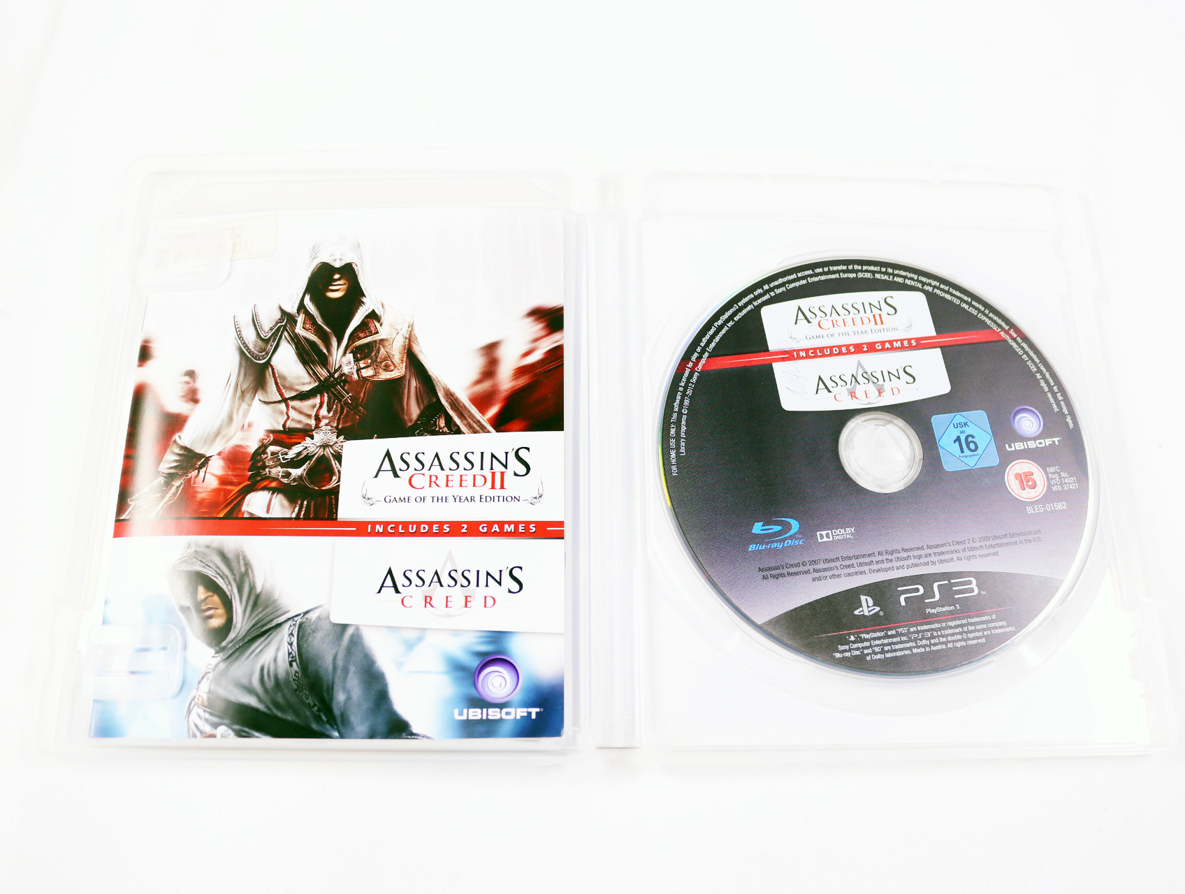 PlayStation 3 - Assassin's Creed II [Game of The Year Edition] + Assassin's Creed - productfoto 3