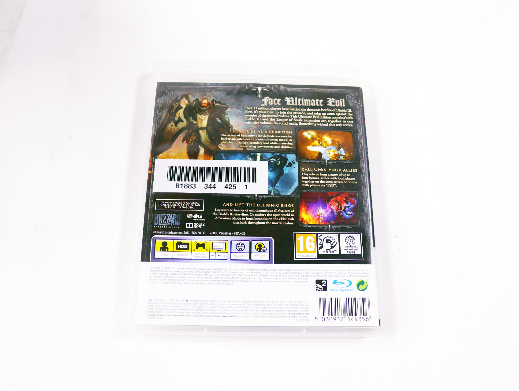 PlayStation 3 - Diablo III: Reaper of Souls - productfoto 2