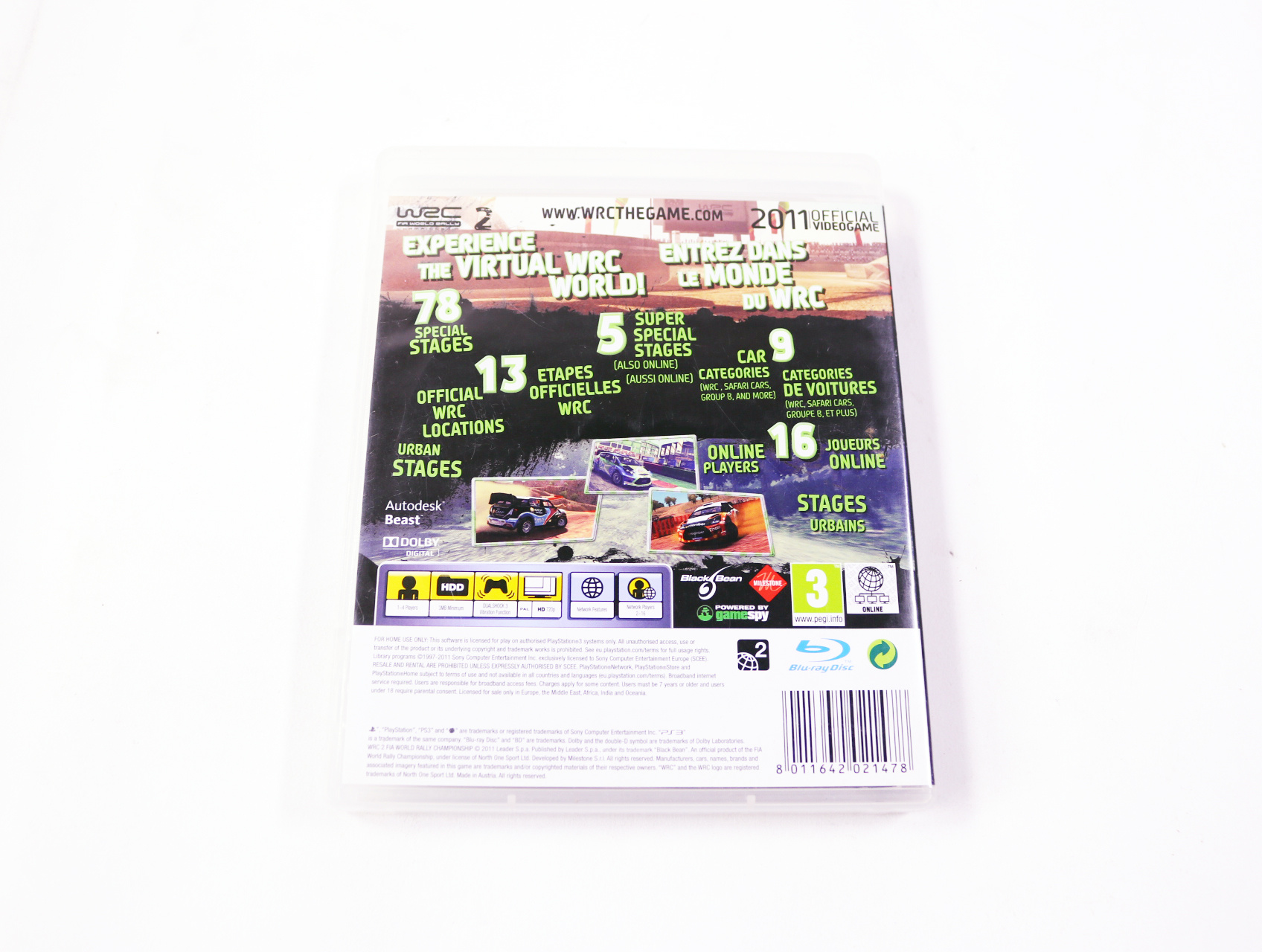 PlayStation 3 - WRC 2: FIA World Rally Championship - productfoto 2