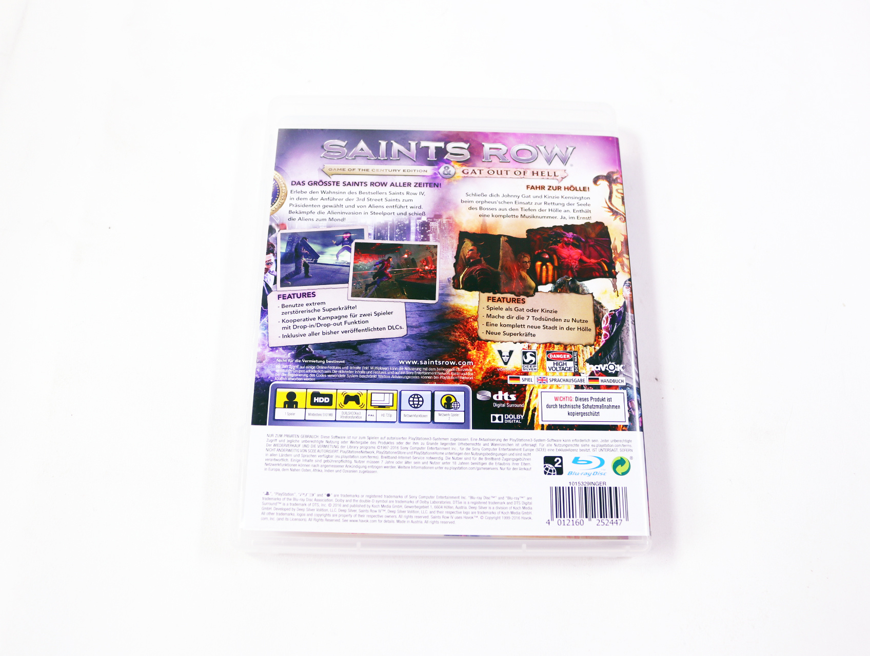 PlayStation 3 - Saints Row IV: Game of the Century Edition & Gat out of Hell - productfoto 2