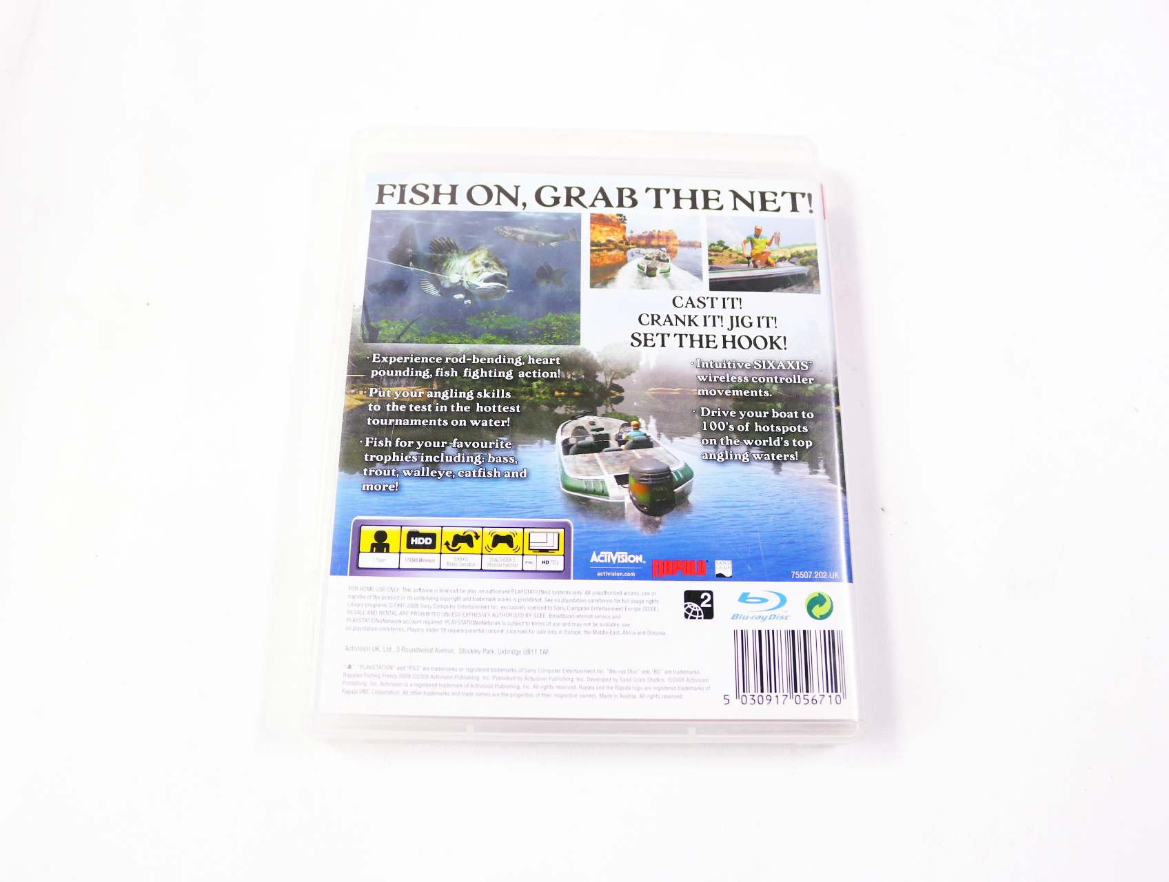 Playstation 3 - Rapala Fishing Frenzy 2009 - productfoto 2