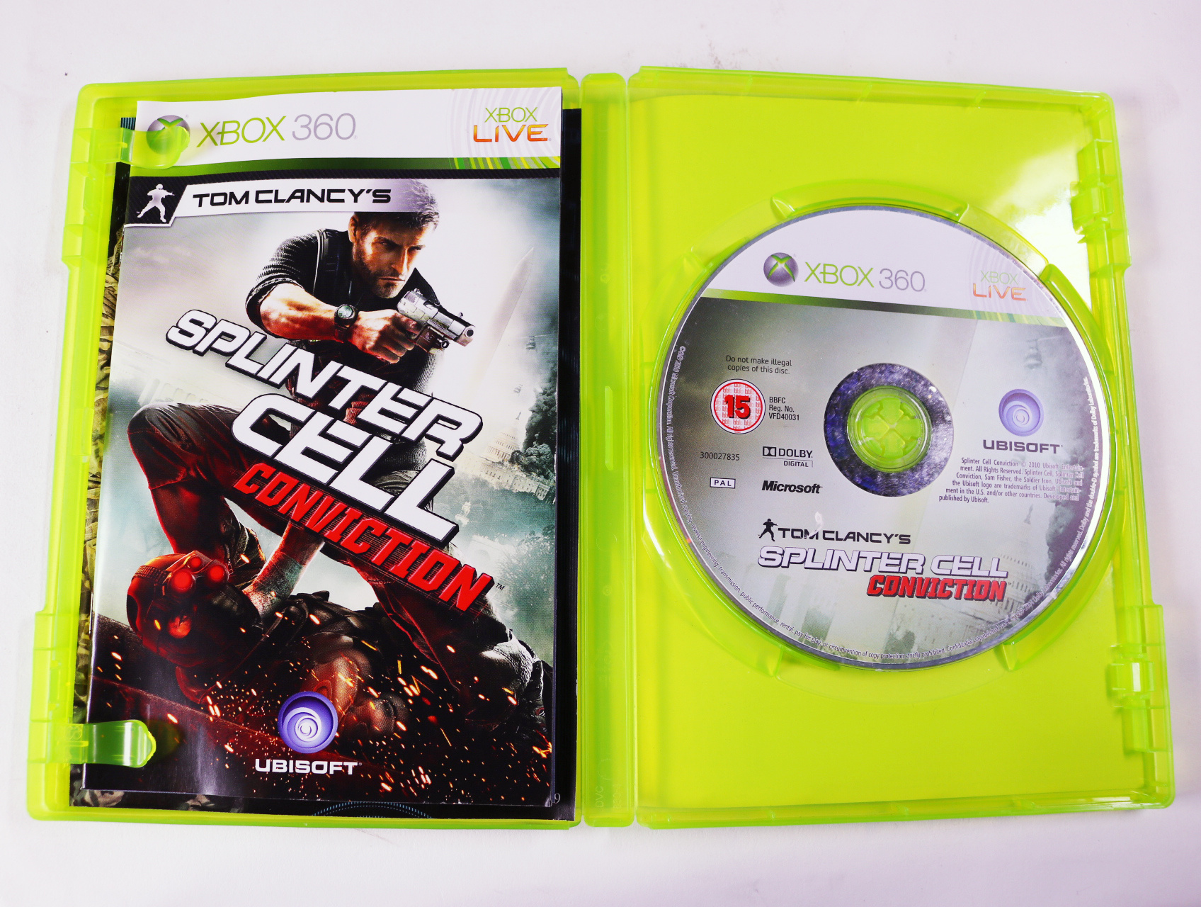 Xbox 360 - Tom Clancy's Splinter Cell: Conviction - productfoto 3